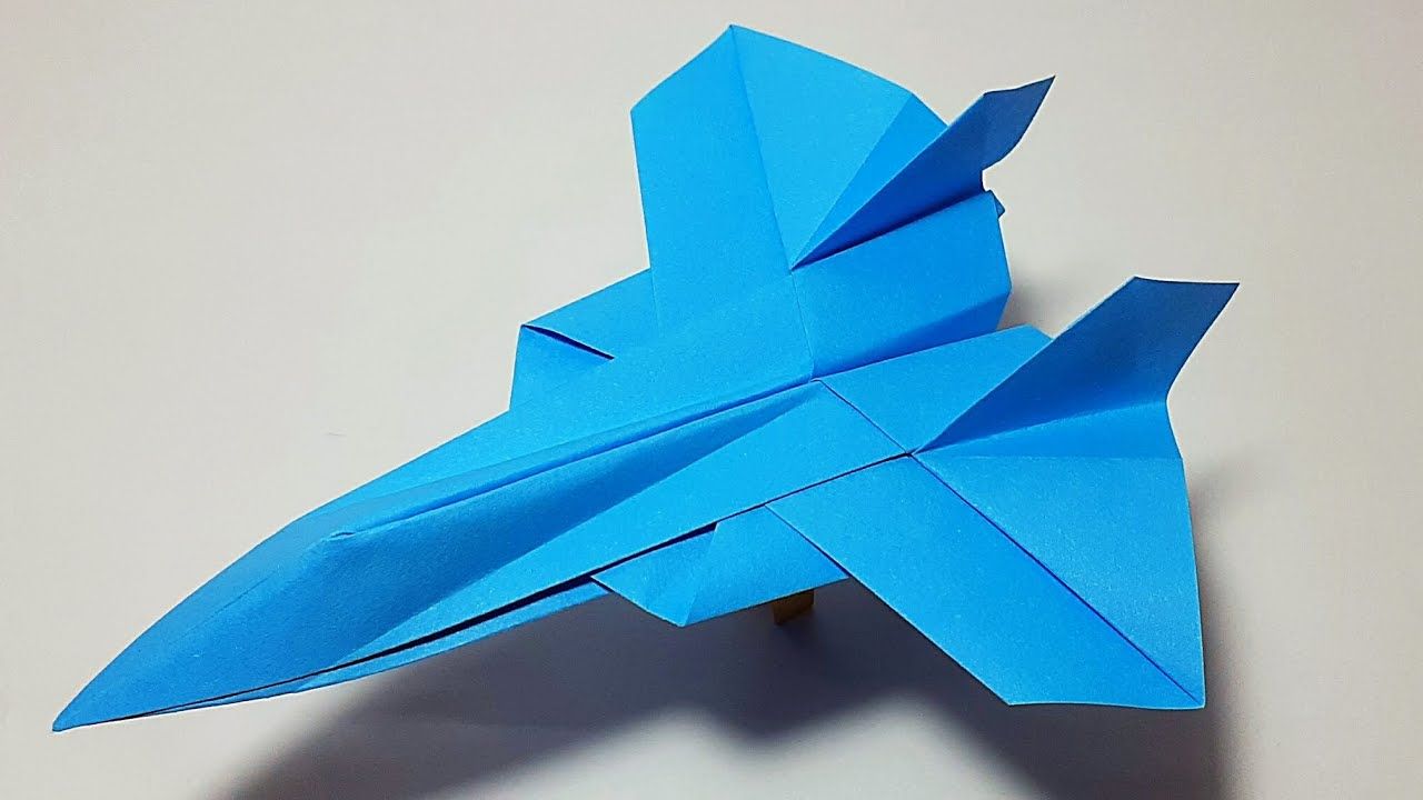 7Simple Fighter Jet Origami  Solo Hermosas