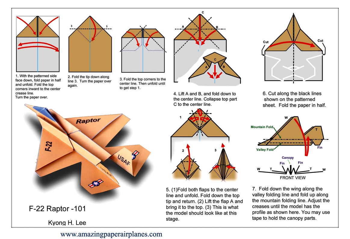 How to Create a Paper Airplane Jet Fighter with a Step-by-Step Guide