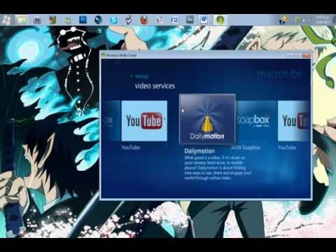 Como ver dailymotion y Youtube en Media Center y en tu XBOX 360  YouTube