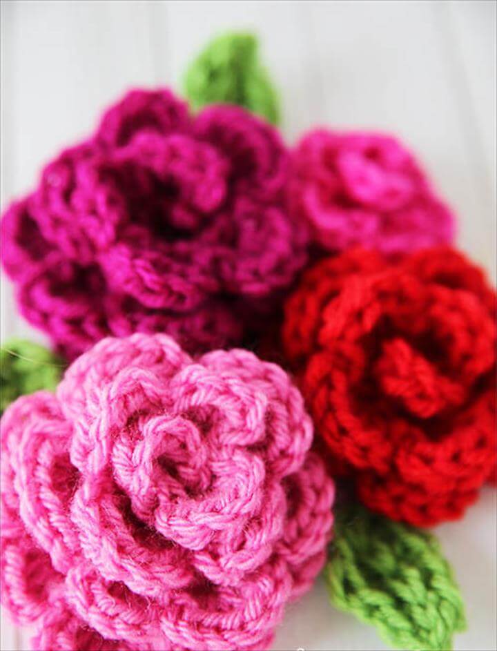 22 Easy Crochet Flowers For Beginners