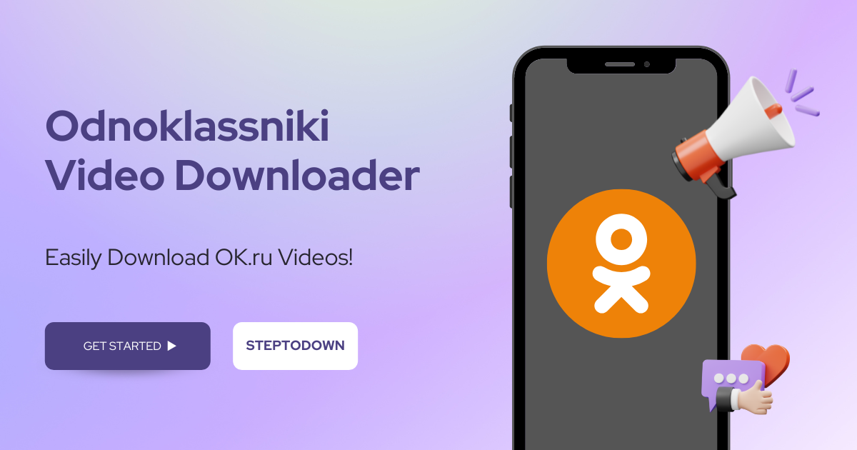 OKru Video Downloader  Fast  Secure  Steptodown