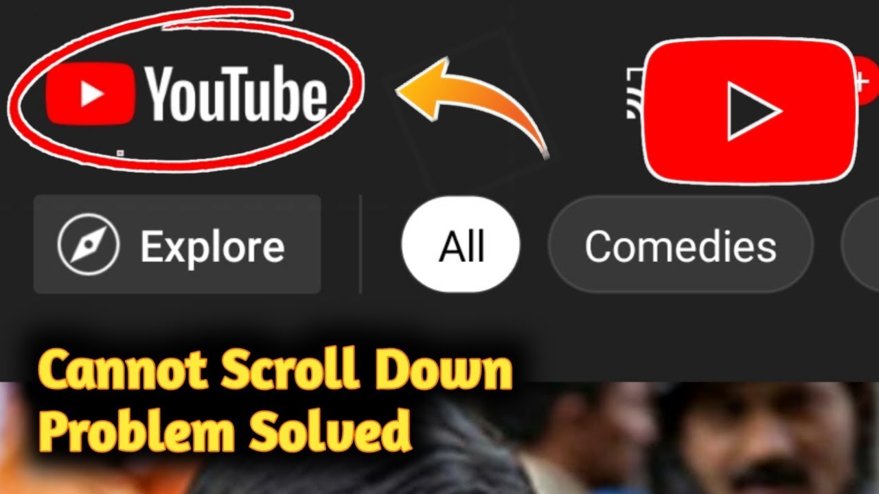 Fix YouTube cannot scroll down  bug problem solved  YouTube