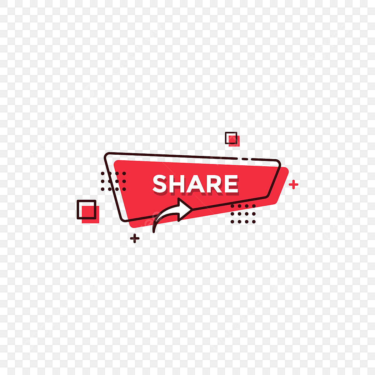 Youtube Share Vector Art PNG Share Button For Youtube Youtube 