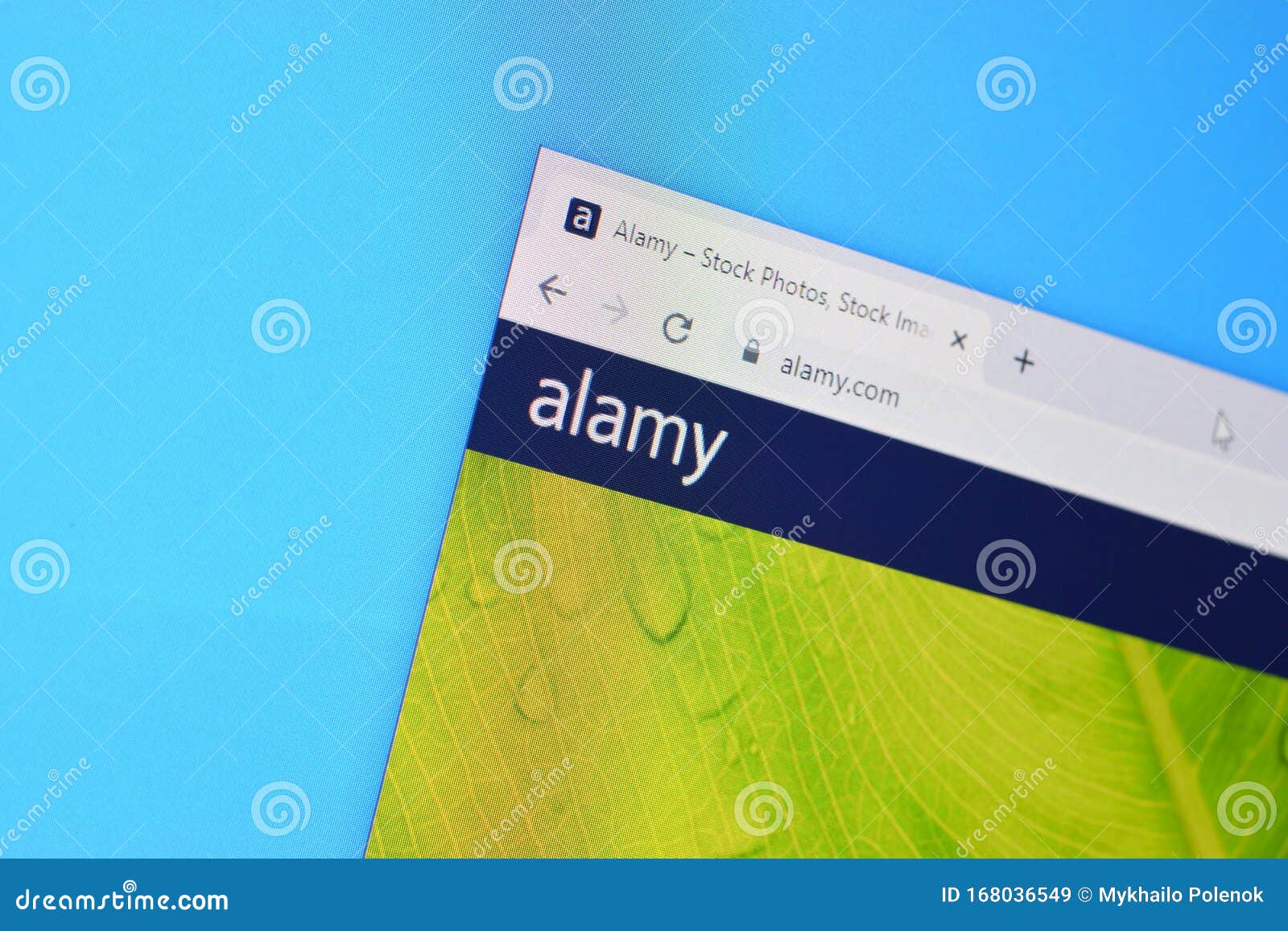 Exploring Alamy Website for New Users