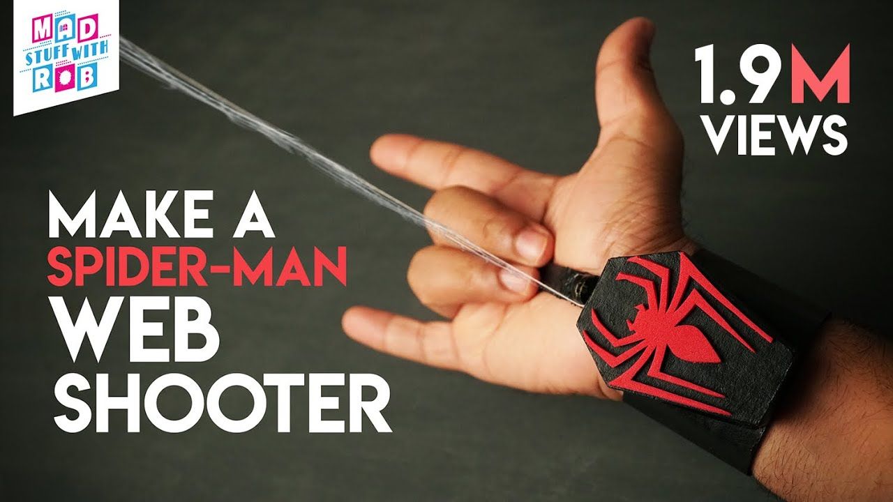 How to Make a SPIDERMAN WEB SHOOTER at home  In Hindi  Marvel FanIn 