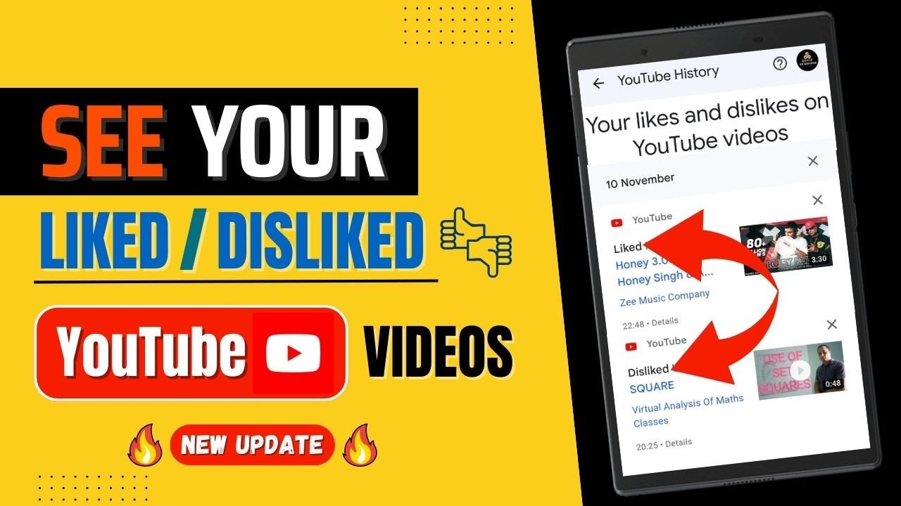 How To See Liked Disliked Videos On YouTube NEW UPDATE  YouTube