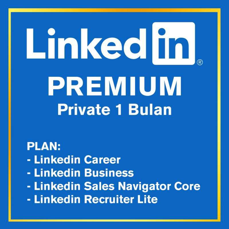 Promo LinkedIn Premium 1 Bulan Career Business Sales Recruiter 