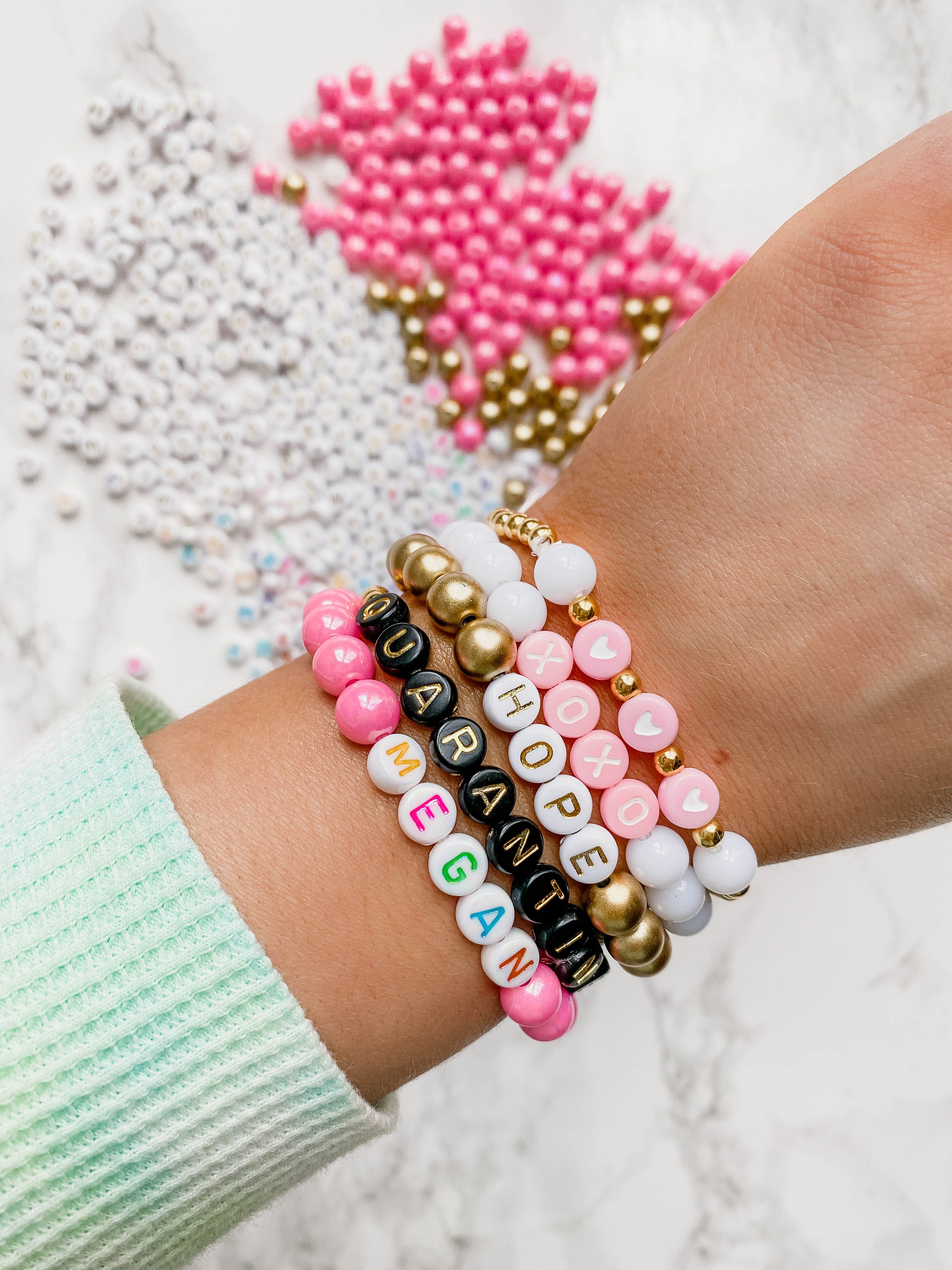 DIY BEAD BRACELETS  Aksesoris