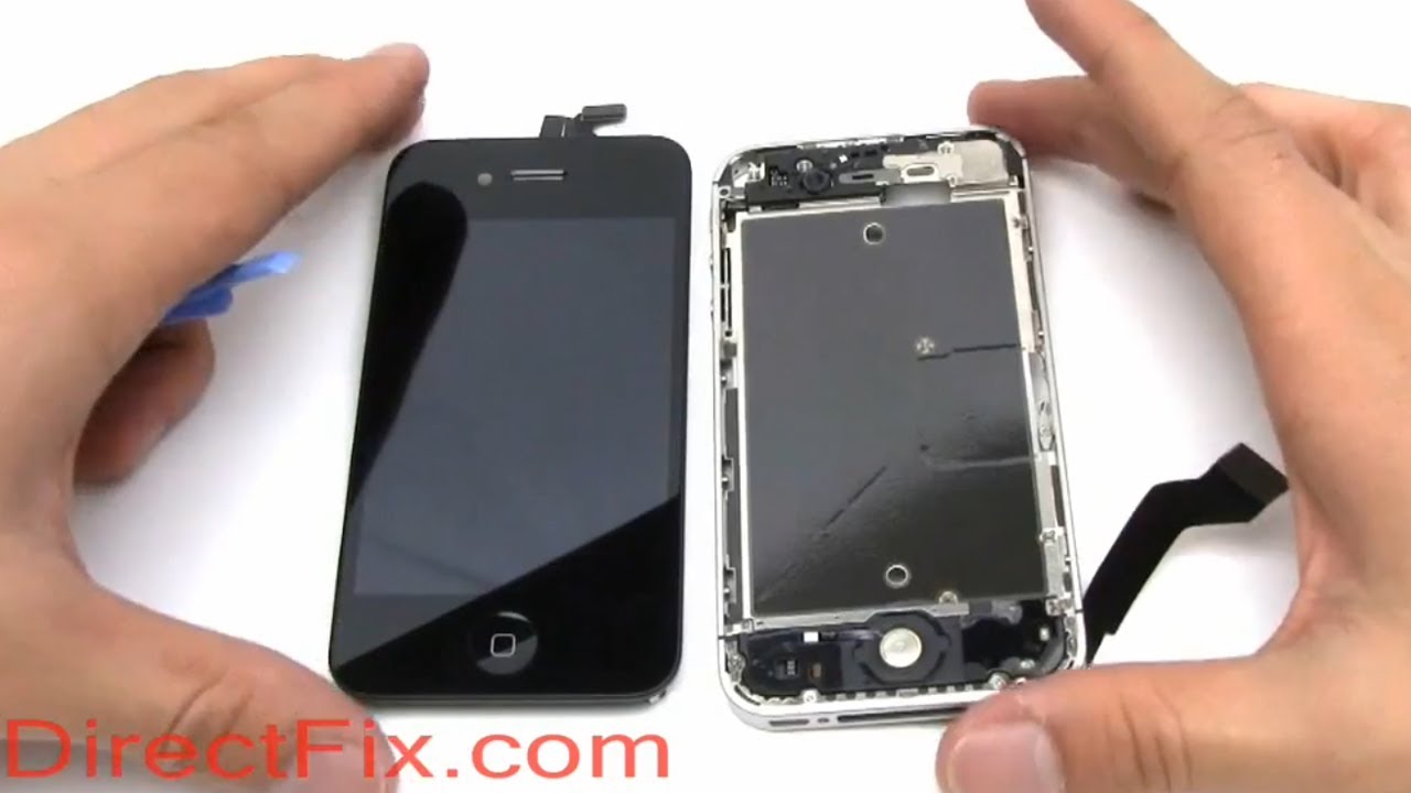 How To Replace iPhone 4S Screen  DirectFixcom  YouTube