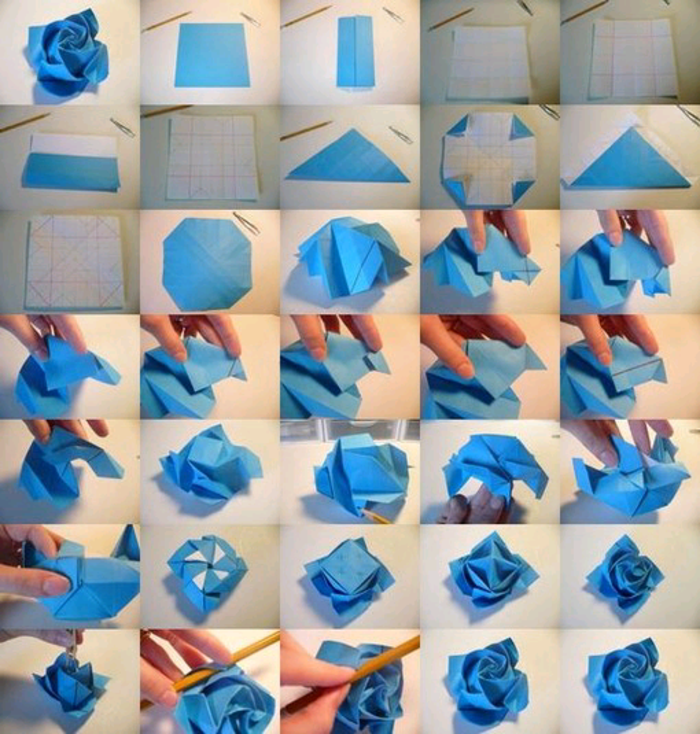 Step-by-Step Guide to Making Origami Paper Roses