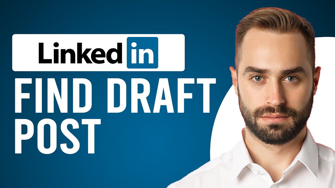 How to Find Draft Post on LinkedIn A StepbyStep Guide  YouTube