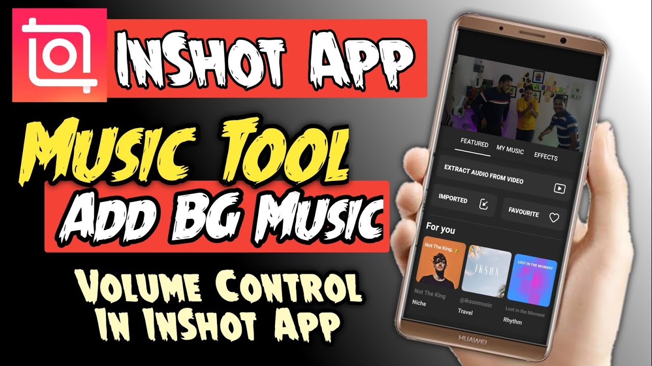 Adding YouTube Music to InShot Video Editor