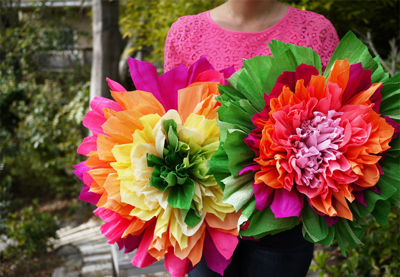 DIY Crepe Paper Flowers  Honestly WTF