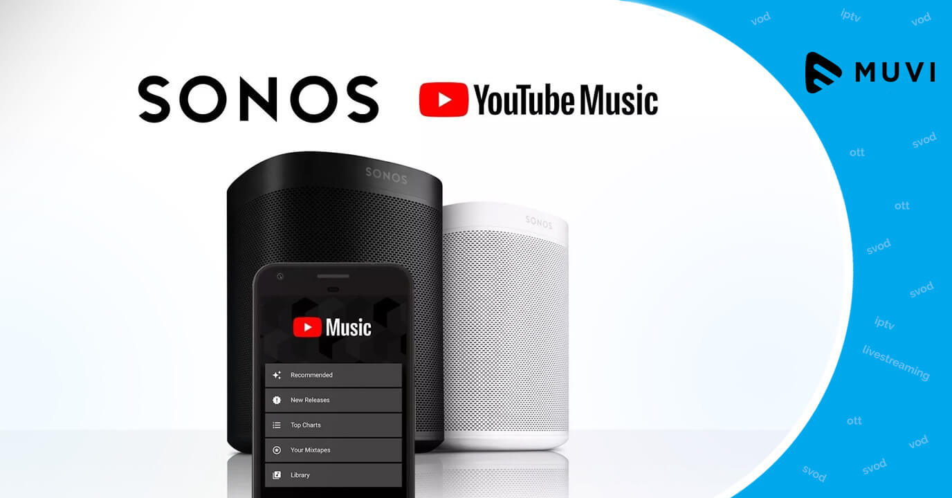 Now Stream YouTube Music on Sonos App on all devices  Muvi