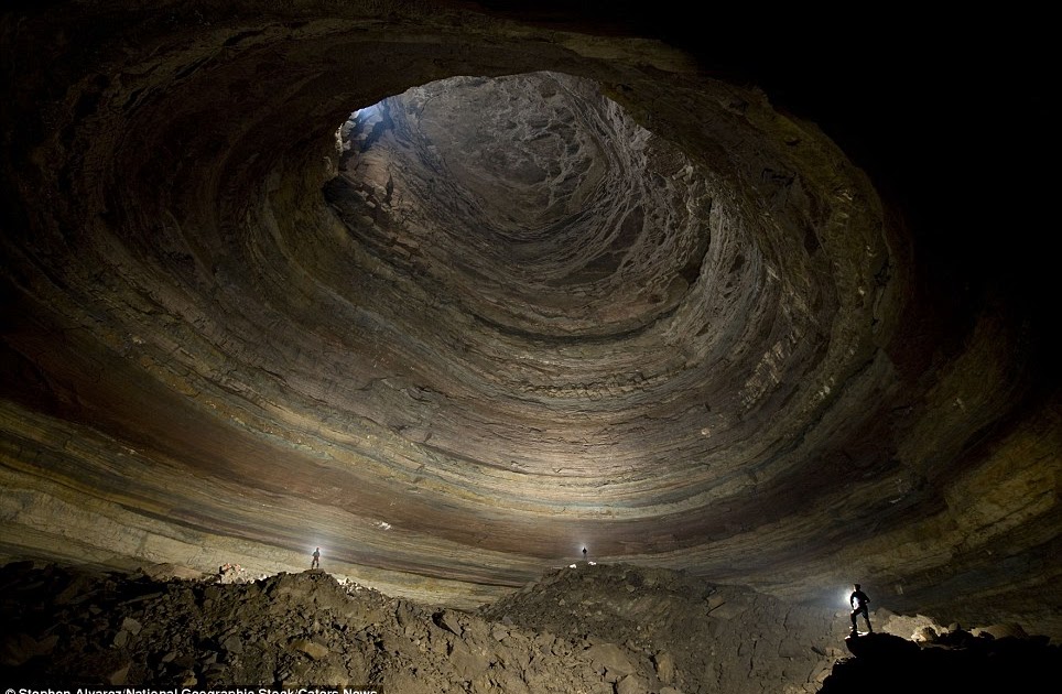 Karst Worlds Inside the Rumble Room Incredible images show vastness 