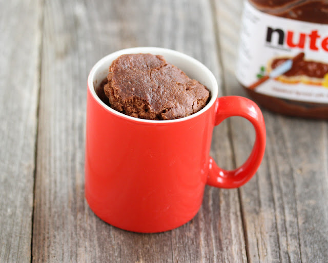 4 Ingredient Nutella Mug Cake  Kirbies Cravings