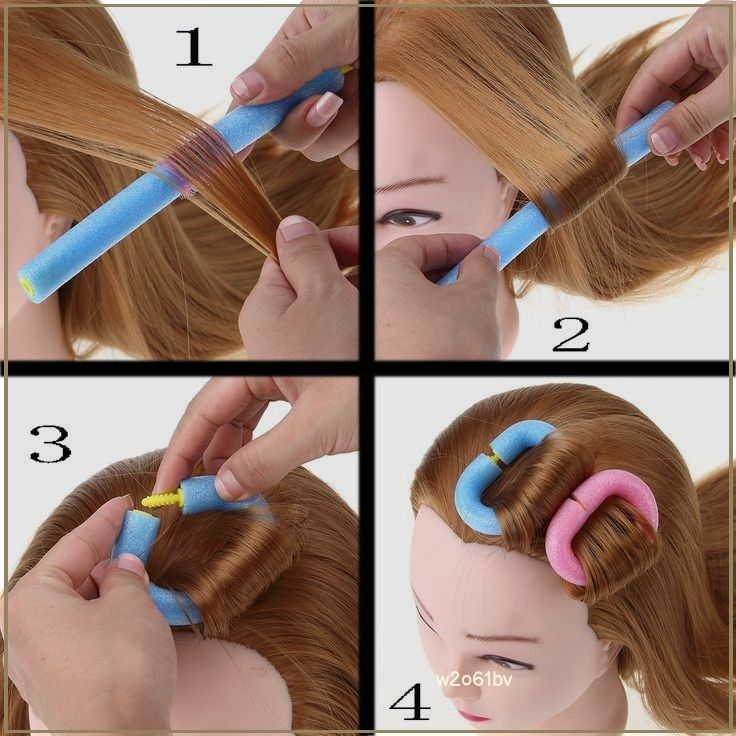 Using Foam Rollers To Curl Hair