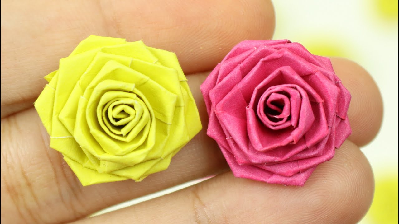 How to Make Beautiful Paper Roses with Simple Craft Ideas