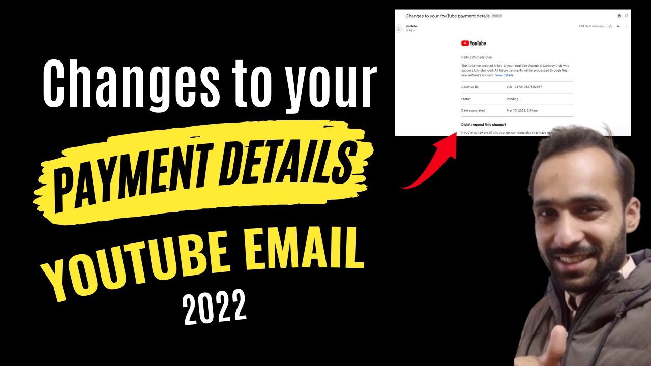 Changes to your YouTube payment details  YouTube