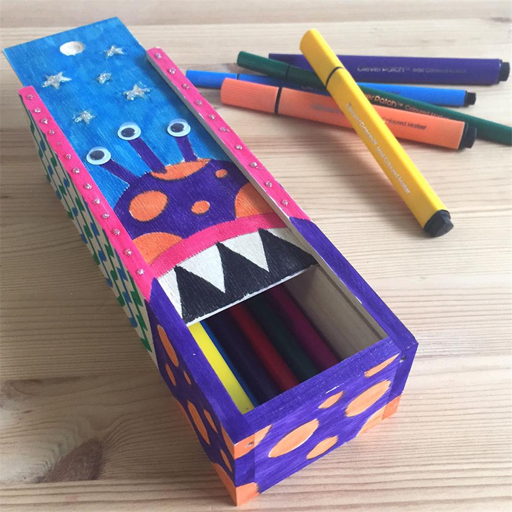 Craft a Pencil Box Using Household Items