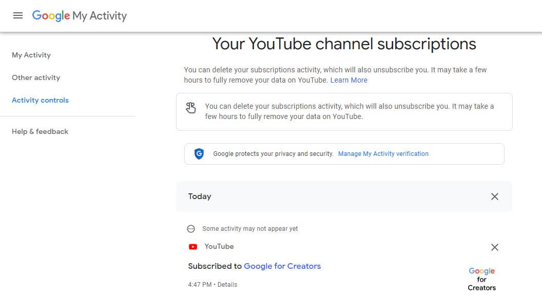 How to See When I Subscribed to a YouTube Channel Subscription History