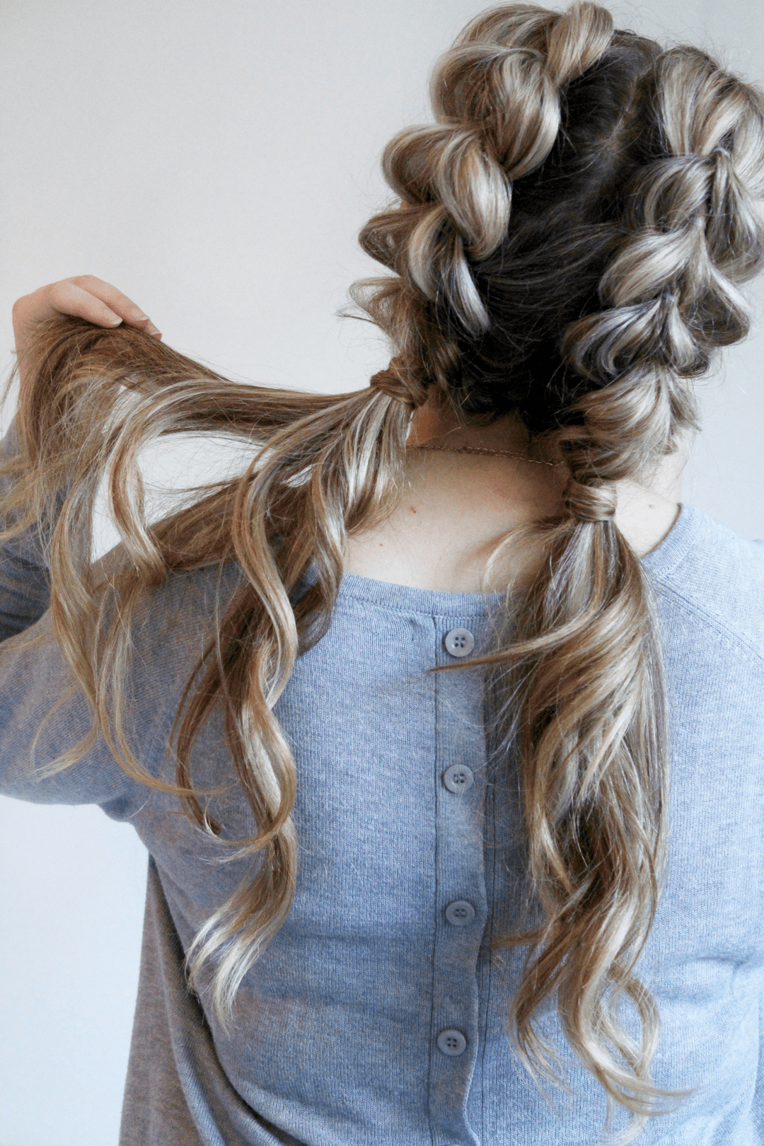 Watch how to do your own jumbo pull through braid pigtails perfect for 