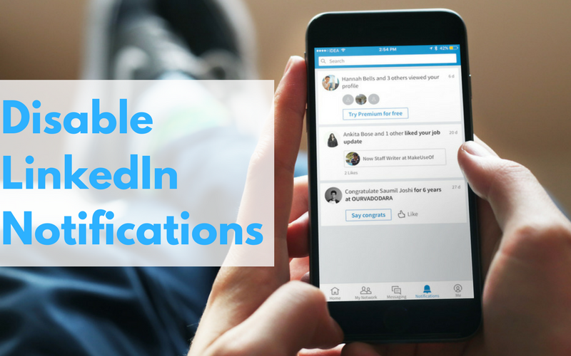 How to Disable Email and iPhone App Notifications in LinkedIn  iPhone 