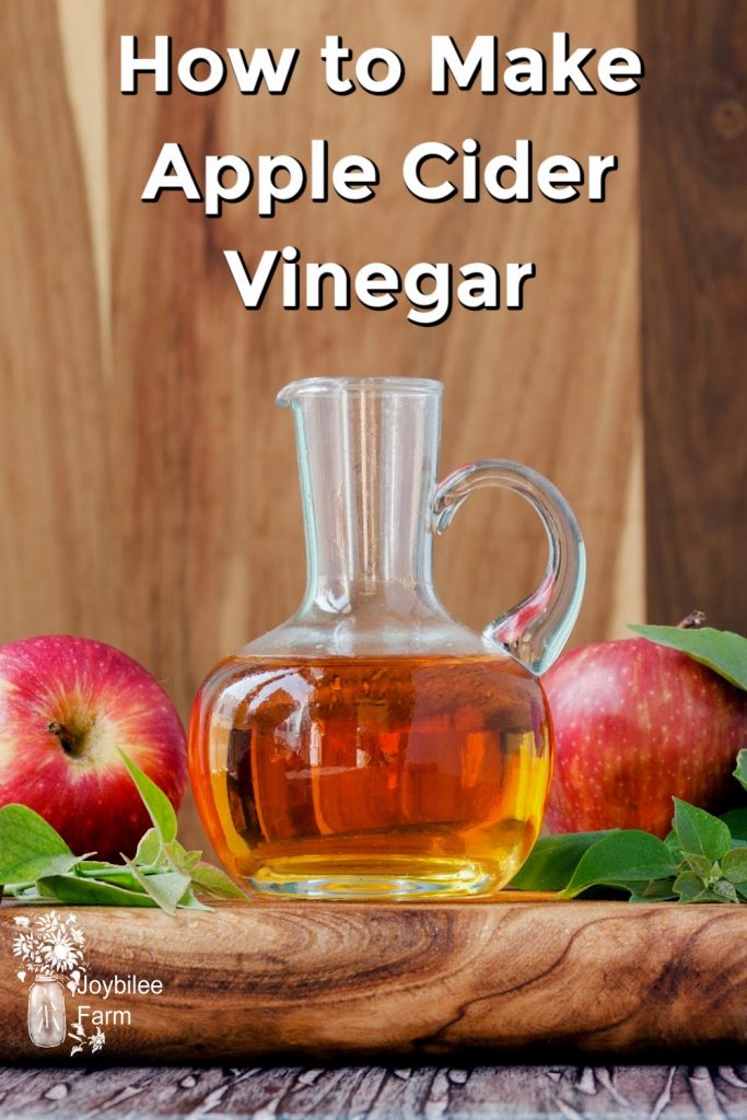 How to Make Apple Cider Vinegar  Joybilee Farm  DIY  Herbs 