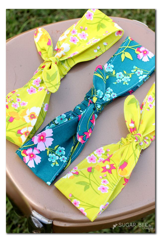 How to Make a Fabric Knotted Headband  DIY Sewing Pattern  Iniciantes 