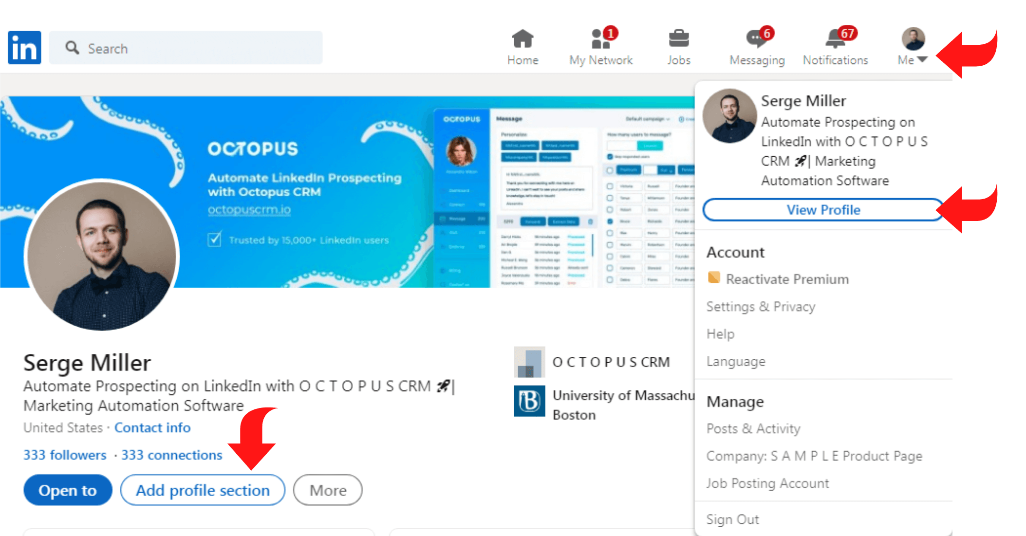 Enhance Your LinkedIn Profile by Adding Incoming Education Information