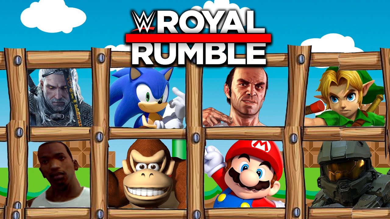 This Royal Rumble Will Make You Scream GAME OVER Video Game Rumble 