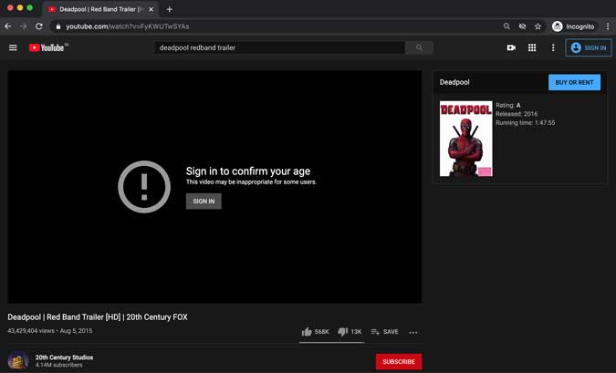 7 Ways to Watch Age Restricted YouTube Videos Without Signing In 