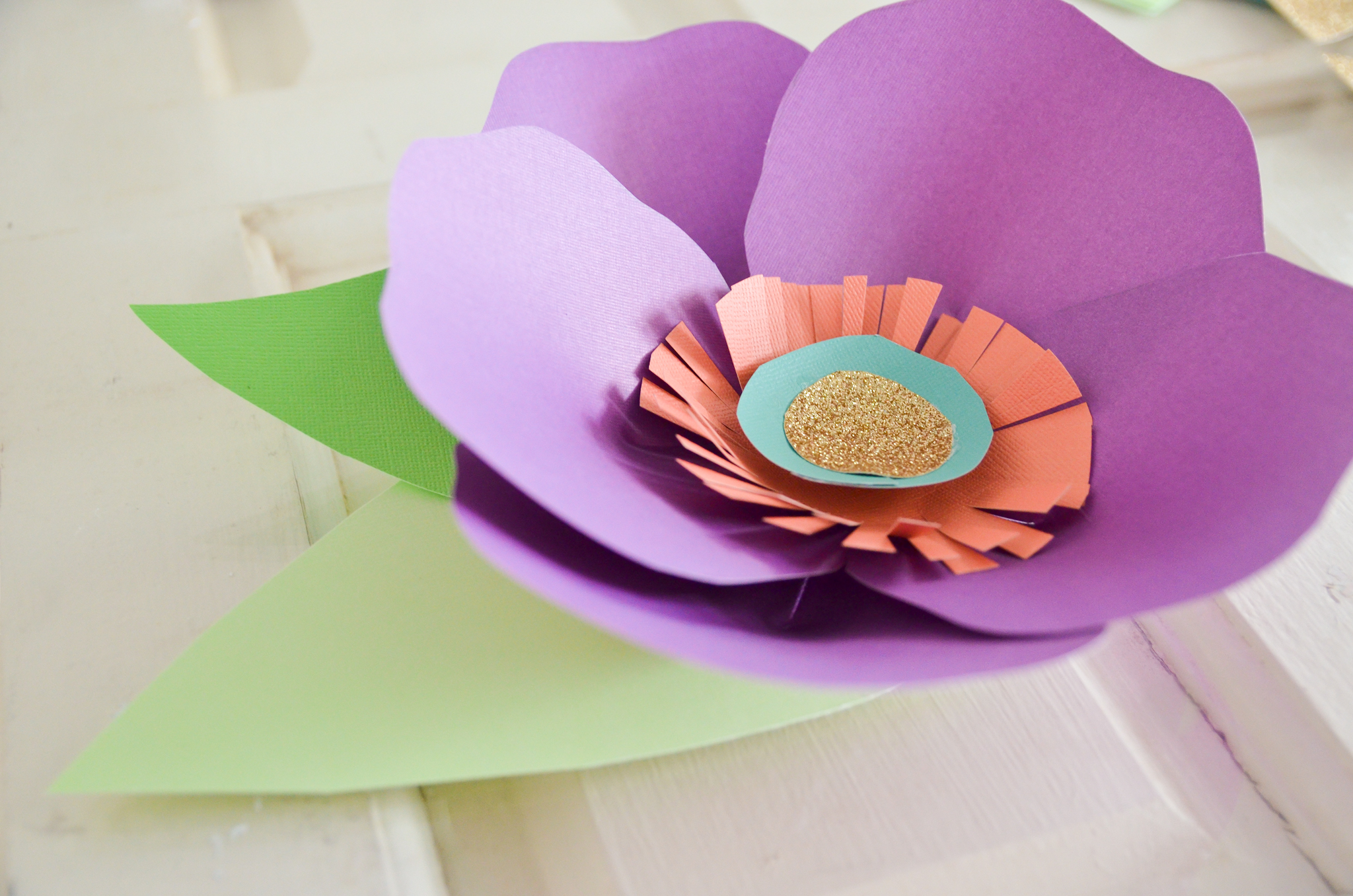 DIY Hand Cut Paper Flowers  Project Nursery