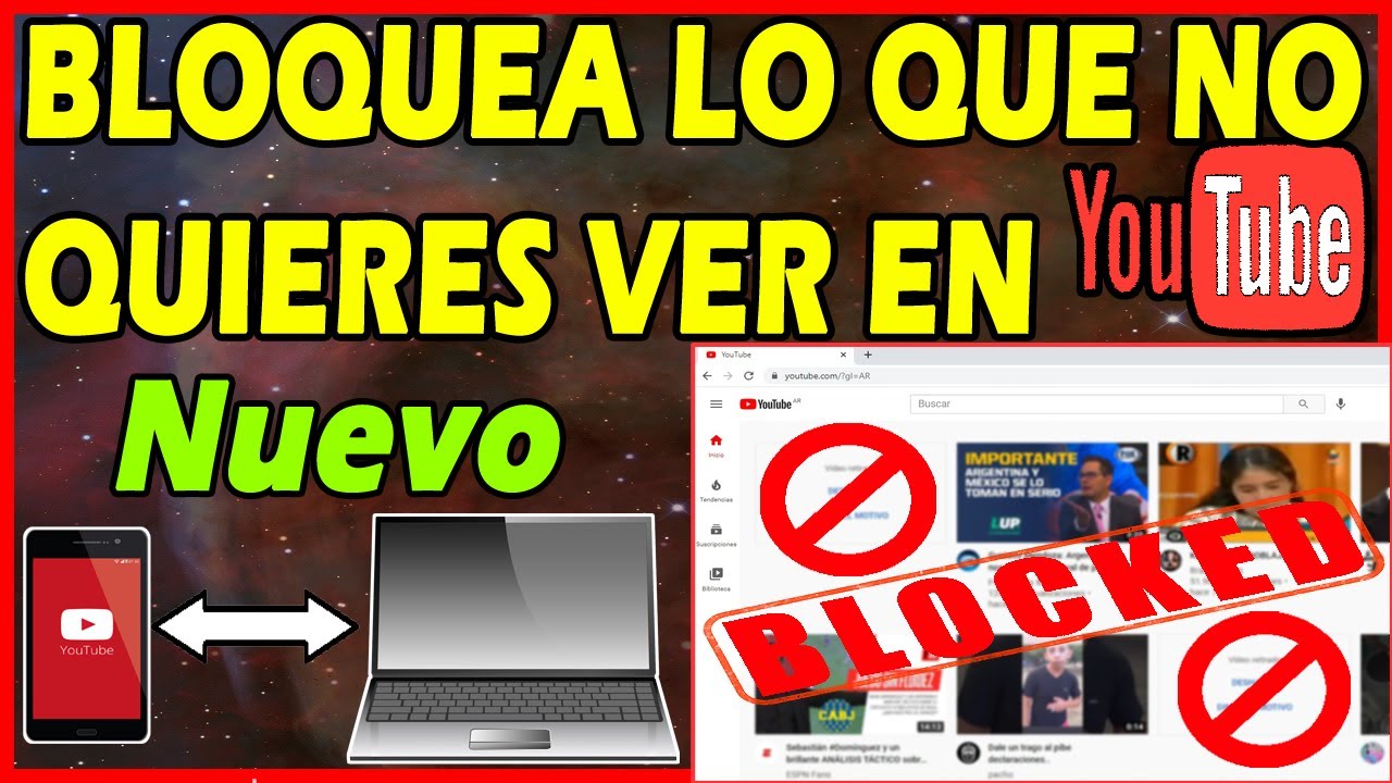 GuÃ­a FÃ¡cil para Bloquear Videos en YouTube