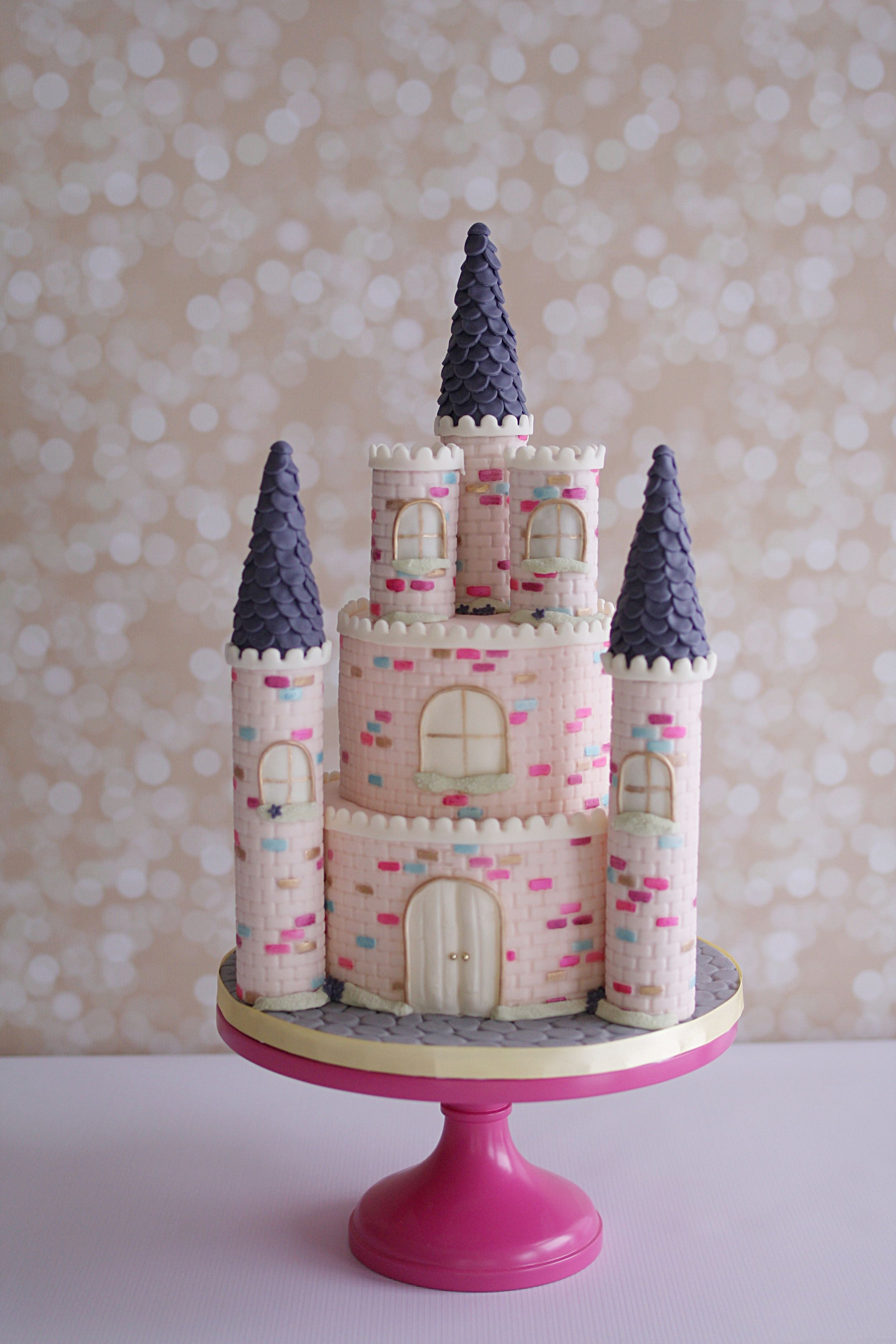 How to Make a Nerdy Castle Cake with Fun Baking Tutorial