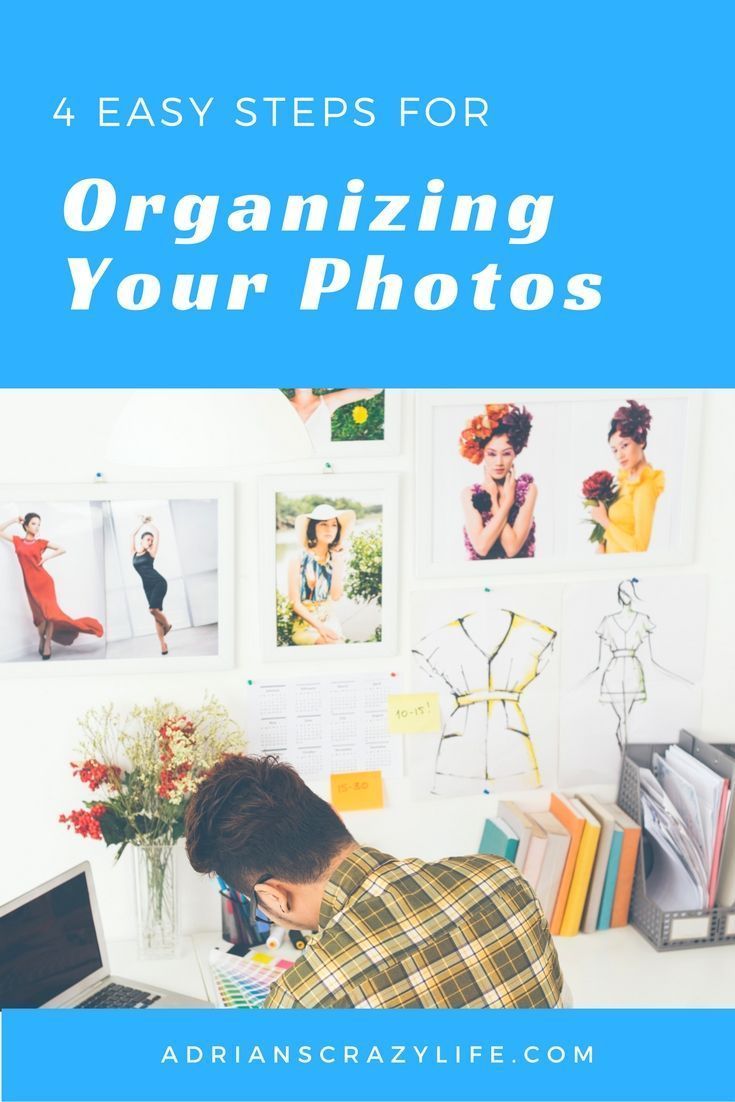 Organizing Photos in Four Easy Steps  Photo organization Organization 