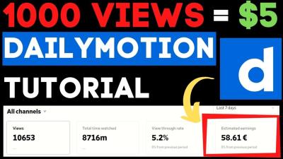 Discover Top Strategies to Generate Income on Dailymotion