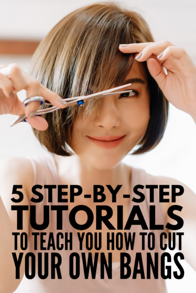 How to Cut Front Bangs Yourself at Home