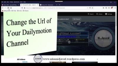 How to Change Your Dailymotion Channel URL in 2017