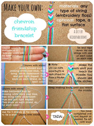 How to Create Fun Chevron Friendship Bracelets with Loom Bands