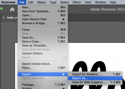 How to Save Illustrator Files for Adobe Stock