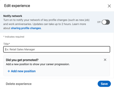 How to Update LinkedIn with Promotion to Showcase Career Achievements