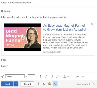 How to Embed a YouTube Video in an Email