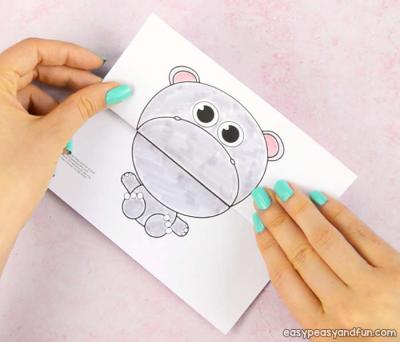 How to Create a Big Mouth Hippo Fun Crafts Tutorial on Dailymotion