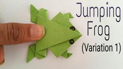 How to Create a Jumping Paper Frog – Fun DIY Craft Tutorial