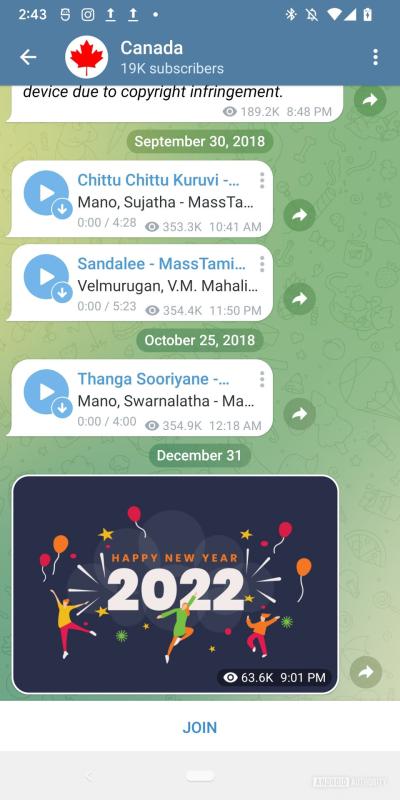 Joining a Telegram Group with a QR Code