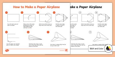 How to Create a Paper Airplane with a Fun Crafting Guide