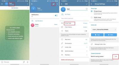 How to Disable Screenshots in Telegram Channels