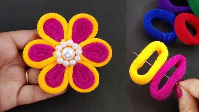 Creating Beautiful Flower Hair Bands on Dailymotion