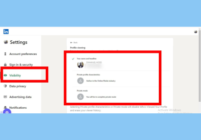 How to Look at Someone on LinkedIn in Private Mode